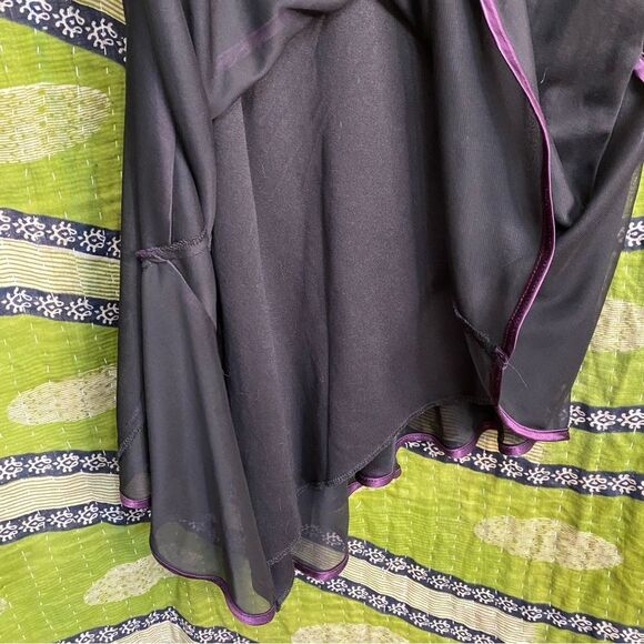 Y2K Ruby Rox Black Sleeveless Cocktail Dress Size Medium - Picture 4 of 11